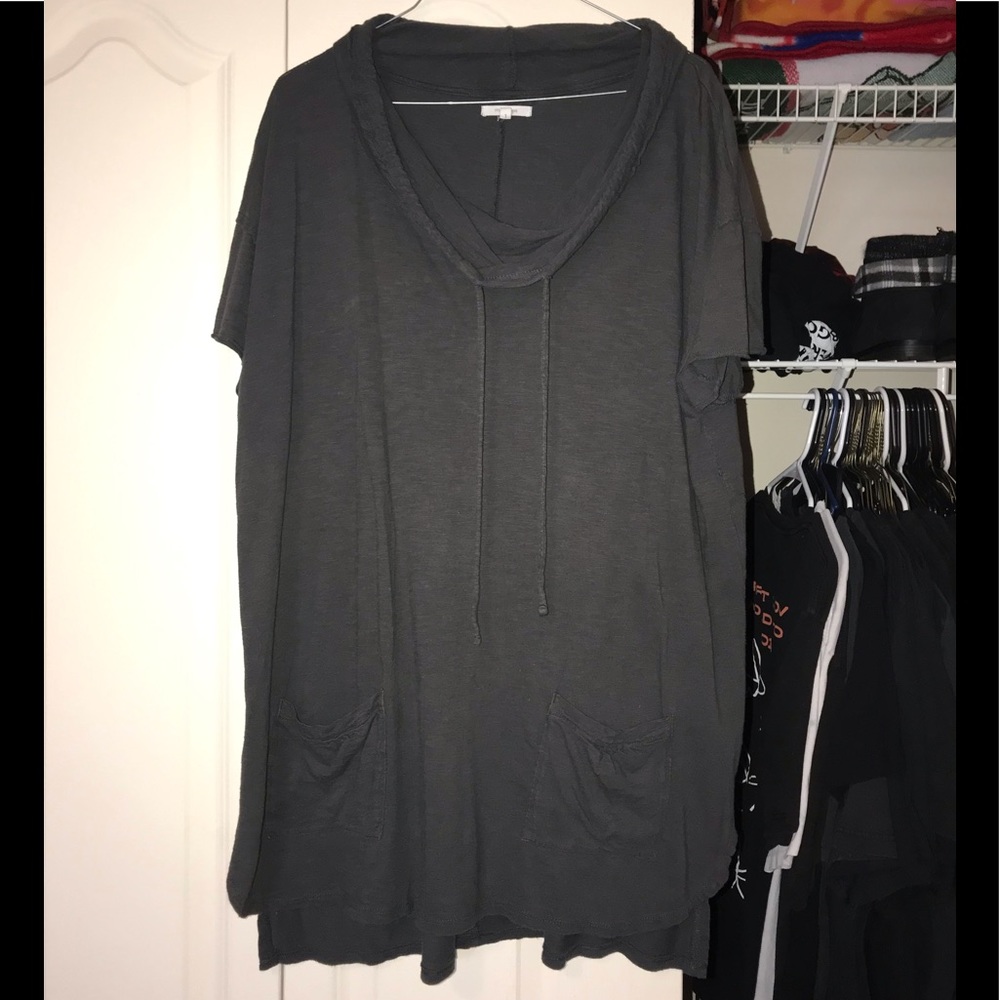 Maurices Plus Size Tunic Short Sleeve Tunnel Neck